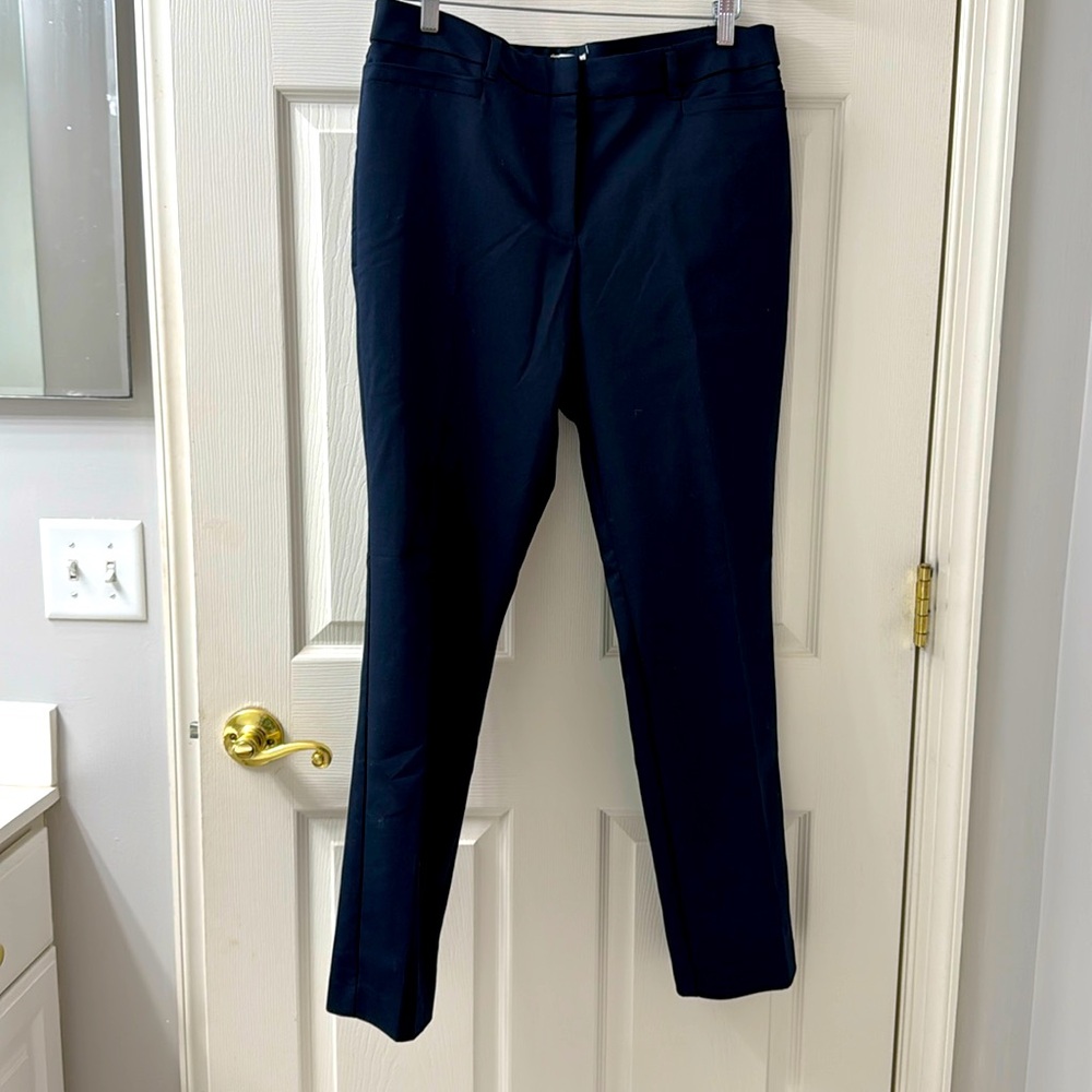 Dana Buchman Biz or Casual Trouser Pants Navy Blue Size 12
